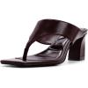image:imageALDO womens Helen Heeled Thong Mule SandalBurgundy