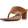 image:imageALDO womens Helen Heeled Thong Mule SandalWalnut