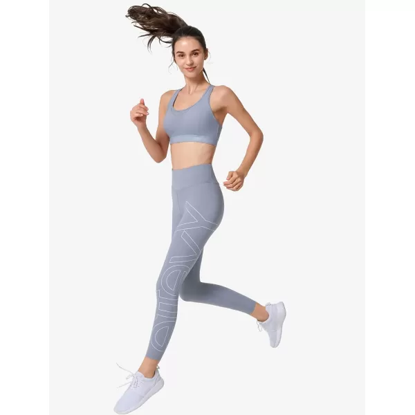 Yvette Adjustable High Impact Support Bra  Racerback Sports Bras for Rnning WorkoutGrey