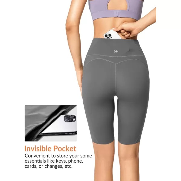 Yvette Biker Shorts Leggings with Pockets for Women High Waist Tummy Control Moisure Wicking Bike PantsTurquoise