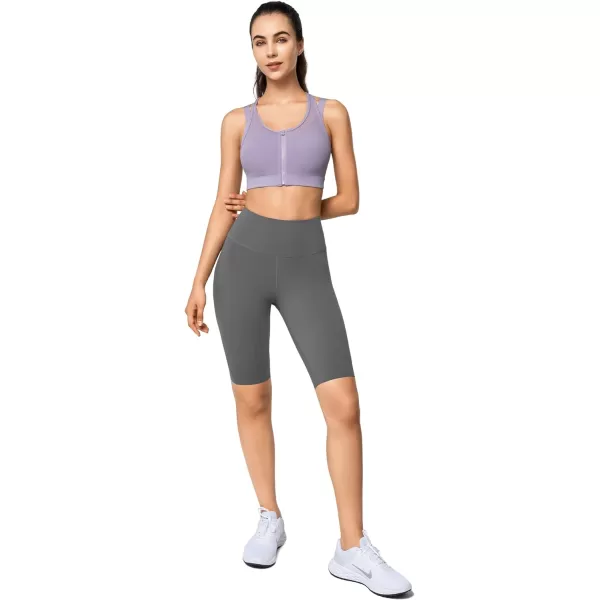 Yvette Biker Shorts Leggings with Pockets for Women High Waist Tummy Control Moisure Wicking Bike PantsTurquoise