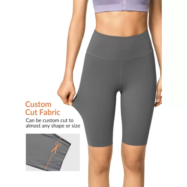 Yvette Biker Shorts Leggings with Pockets for Women High Waist Tummy Control Moisure Wicking Bike PantsTurquoise