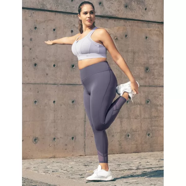 Yvette High Impact Zip Front Sports Bra Mesh Racerback Workout High Support Sports Bras for Women Large BreastsRose Red