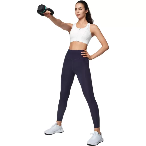 Yvette High Impact Zip Front Sports Bra Mesh Racerback Workout High Support Sports Bras for Women Large BreastsWhite