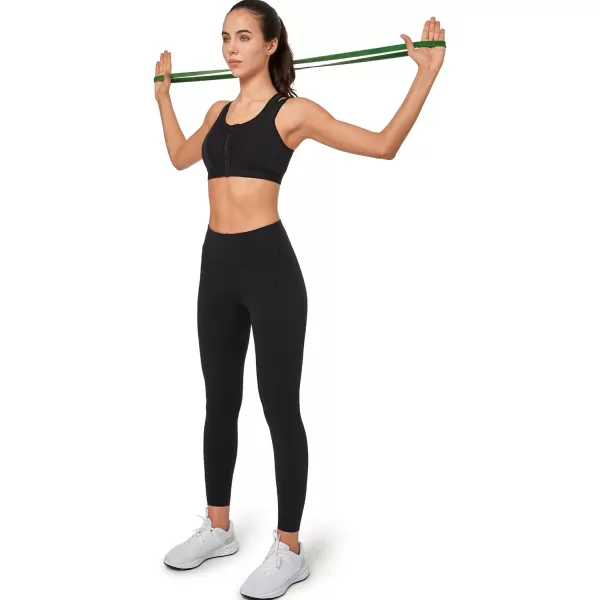 Yvette High Support Sports Bras for Women Double Deck Straps High Impact Mesh Zip Front Sports Bra for RunningGrey