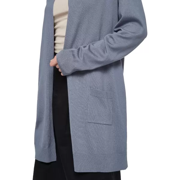 Yvette Long Cardigan Sweaters for Women with Pockets Lightweight Oversized Jacket Fall 2023 Plus Size Sweater CoatDusty Blue