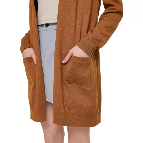Yvette Long Cardigan Sweaters for Women with Pockets Lightweight Oversized Jacket Fall 2023 Plus Size Sweater CoatOrange