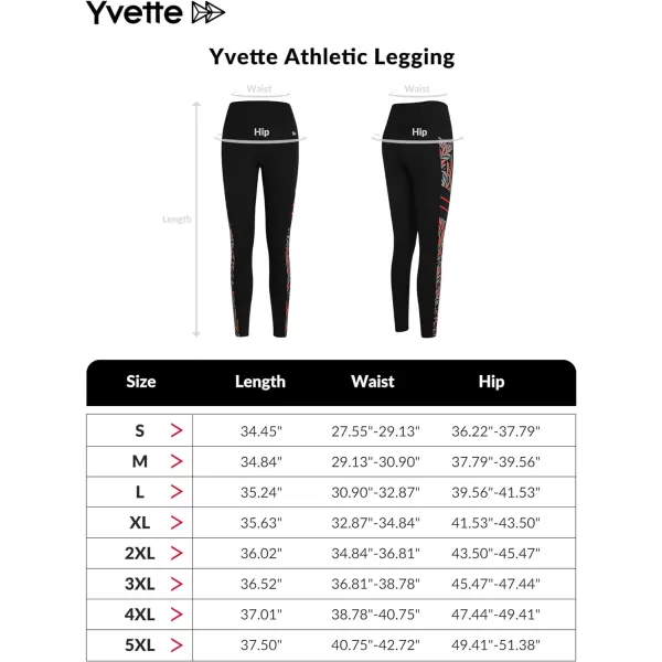 Yvette Printed Workout Leggings for Women High Waisted Yoga Pants with 2 Pockets Non SeeThrough Tummy ControlWhite Printed