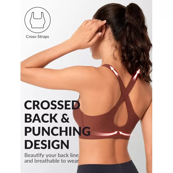 Yvette Seamless Post Surgery Sports Bra  Medium Support Zip BraWireless SupportiveComfortableBurgundy