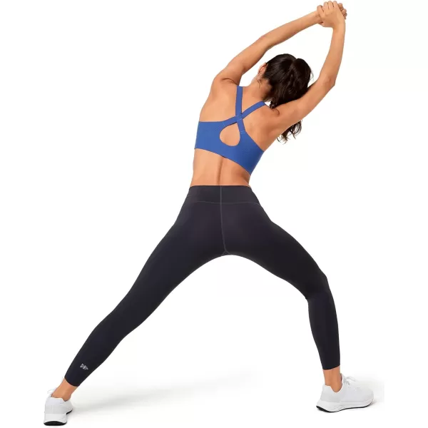 Yvette Seamless Post Surgery Sports Bra  Medium Support Zip BraWireless SupportiveComfortableRoyal Blue