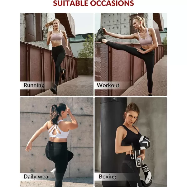 Yvette Sports Bra High Impact Adjustable Criss Cross Back Full Support for Large Bust No BounceYvette Sports Bra High Impact Adjustable Criss Cross Back Full Support for Large Bust No Bounce