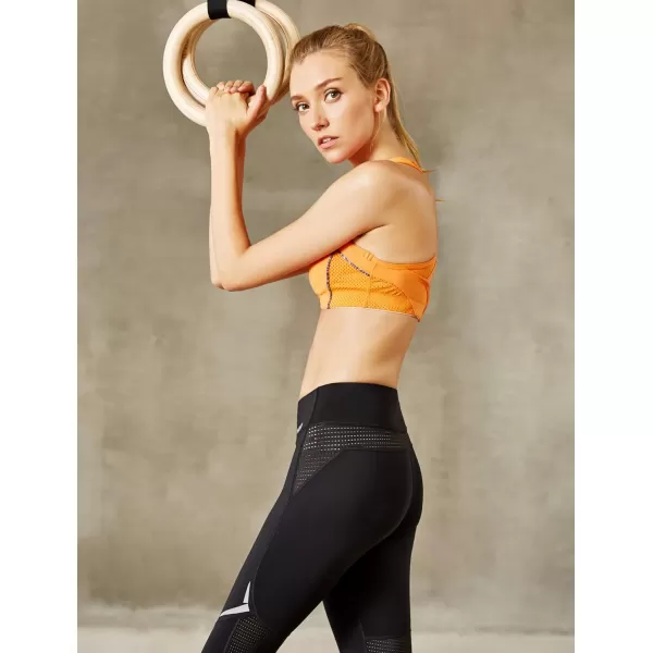 Yvette Sports Bras for Women High Impact Racerback Workout Sports Bra High Support for Large Bust Plus SizeSea Blue