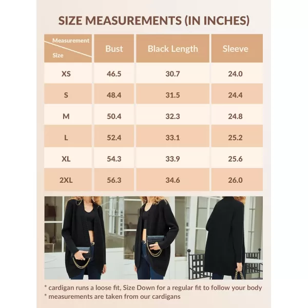Yvette Thick Chunky Waffle Cardigan Sweater Coat Cocoon Womens Fall Winter Oversized Black Coatigan with PocketsBlack