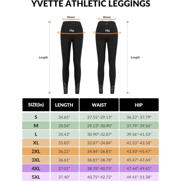 Yvette Workout Leggings for Women High Waist Buttery Soft Non SeeThrough Workout Running TightsYellow