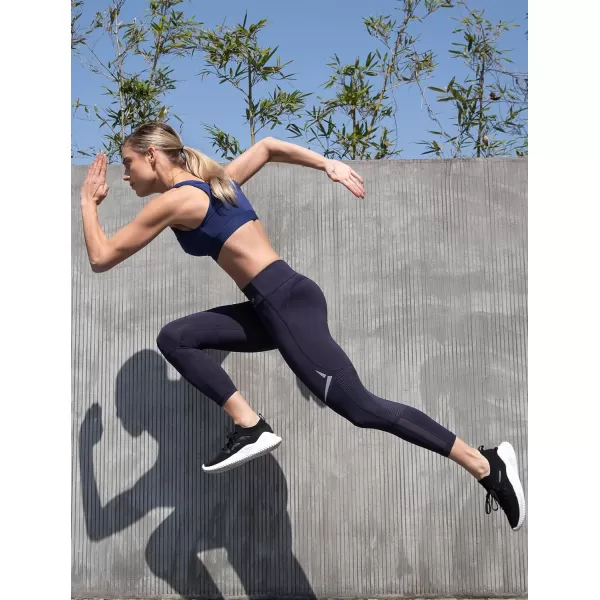 Yvette Zip Front Sports Bras 32A48DD Plus Size for Women High Impact Yoga Bra Wirefree No PaddingNavyPlease Size Up