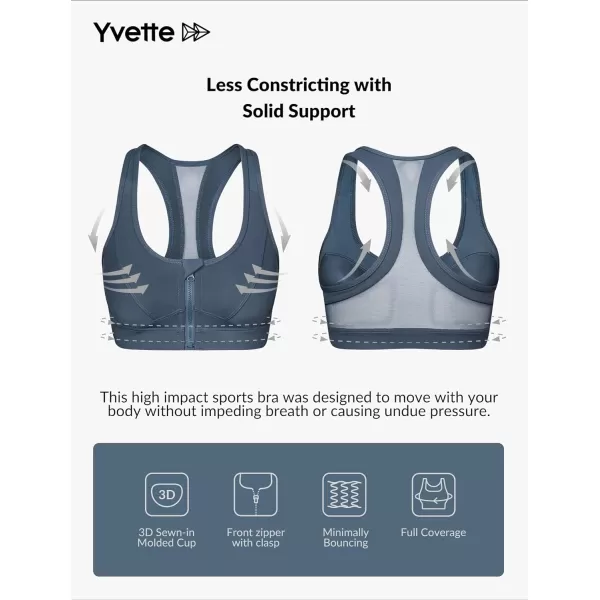 Yvette womens MoldedHaze Blue