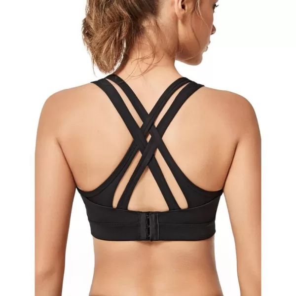 Black + Double Thin Strap + High Impact