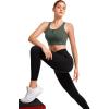 imageYvette Front Closure Sports Bras for Women High Support Large Bust Supportive Sports Bra High Impact for RunningDark Green
