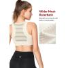 imageYvette Front Closure Sports Bras for Women High Support Large Bust Supportive Sports Bra High Impact for RunningIvory