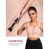 imageYvette Front Closure Sports Bras for Women High Support Large Bust Supportive Sports Bra High Impact for RunningPale Pink