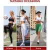 imageYvette Zip Front Sports Bra  High Impact Sports Bras for Women Plus Size Workout Fitness RunningBlack Printed