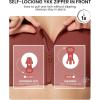 imageYvette Zip Front Sports Bra  High Impact Sports Bras for Women Plus Size Workout Fitness RunningBrick Red