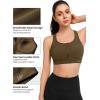 imageYvette Zip Front Sports Bra  High Impact Sports Bras for Women Plus Size Workout Fitness RunningCamel