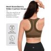 imageYvette Zip Front Sports Bra  High Impact Sports Bras for Women Plus Size Workout Fitness RunningCamel