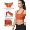 imageYvette Zip Front Sports Bra  High Impact Sports Bras for Women Plus Size Workout Fitness RunningOrange