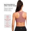 imageYvette Zip Front Sports Bra  High Impact Sports Bras for Women Plus Size Workout Fitness RunningRouge Pink