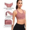 imageYvette Zip Front Sports Bra  High Impact Sports Bras for Women Plus Size Workout Fitness RunningRouge Pink