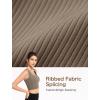 imageYvette Elegant Backless Yoga Bra Womens Light Support Sports Bra with Wide Shoulder Straps  Comfort Style ampamp Secure FitBrown