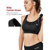 imageYvette Sports Bras for Women High Impact Support Racerback Sports Bra Plus Size No Underwire for Running WorkoutBlack