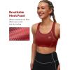 imageYvette Sports Bras for Women High Impact Support Racerback Sports Bra Plus Size No Underwire for Running WorkoutBurgundy