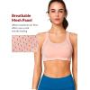 imageYvette Sports Bras for Women High Impact Support Racerback Sports Bra Plus Size No Underwire for Running WorkoutPink