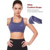 imageYvette Sports Bras for Women High Impact Support Racerback Sports Bra Plus Size No Underwire for Running WorkoutPurple