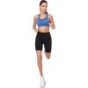 imageYvette Sports Bras for Women High Impact Support Racerback Sports Bra Plus Size No Underwire for Running WorkoutSea Blue