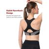 imageYvette Sports Bras for Women High Impact Support Racerback Sports Bra Plus Size No Underwire for Running WorkoutYvette Grey