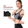 imageYvette Sports Bras for Women High Impact Support Racerback Sports Bra Plus Size No Underwire for Running WorkoutYvette Grey