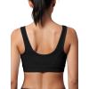 imageYvette Sports Bras for Women Lightweight Series Yoga Bras Soft U Back Workout Tops with Detachable PadsBlack