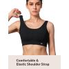 imageYvette Sports Bras for Women Lightweight Series Yoga Bras Soft U Back Workout Tops with Detachable PadsBlack