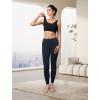 imageYvette Sports Bras for Women Lightweight Series Yoga Bras Soft U Back Workout Tops with Detachable PadsBlack