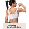 imageYvette Sports Bras for Women Lightweight Series Yoga Bras Soft U Back Workout Tops with Detachable PadsWhite