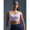 imageYvette Yoga Bras Carving Series Racerback Sports Bras for Women Breathable and Soft Low Impact Workout TopsPurple