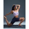 imageYvette Yoga Bras Carving Series Racerback Sports Bras for Women Breathable and Soft Low Impact Workout TopsPurple