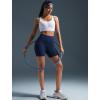 imageYvette Yoga Bras Carving Series Racerback Sports Bras for Women Breathable and Soft Low Impact Workout TopsWhite