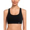 imageYvette Yoga Sports Bras for Women Light Support Sexy Criss Cross Back Bra with Removable PadBlack