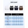 imageYvette Yoga Sports Bras for Women Low Impact Paded Racerback Bra with Removable PadsNavy