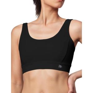 imageYvette Sports Bras for Women Lightweight Series Yoga Bras Soft U Back Workout Tops with Detachable PadsBlack