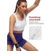 imageYvette Adjustable Sports Bras for Women High Impact Front Zip Mesh Supportive Bras for Large Bust Plus SizeWhite